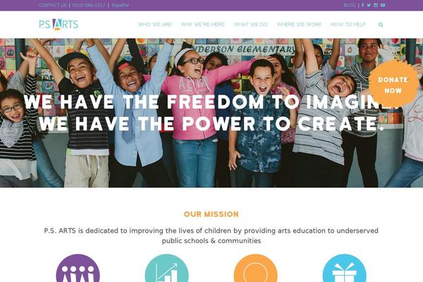 psarts.org site used Bravefactor-theme