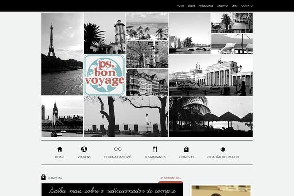 BonVoyage theme site design template sample