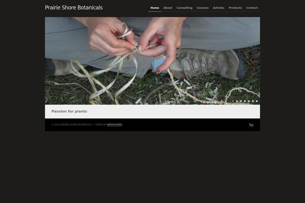 psbotanicals.com site used Proyecto