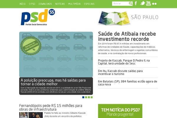 psd-sp.org.br site used Bare-responsive