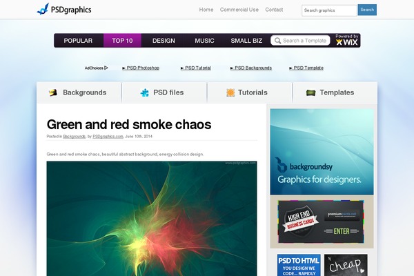 Aces theme site design template sample