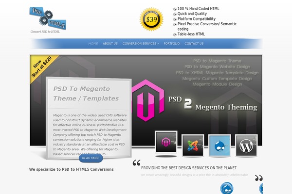 SimplePress theme site design template sample