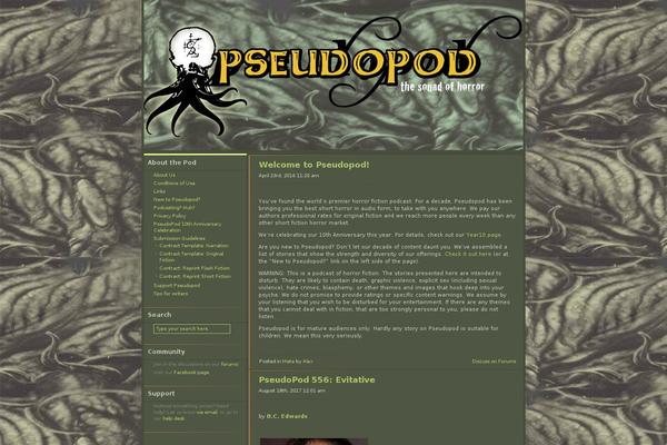 pseudopod.org site used Escape-artists-base-theme