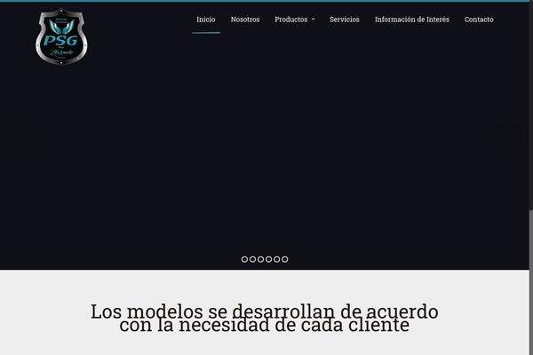 Psg theme site design template sample