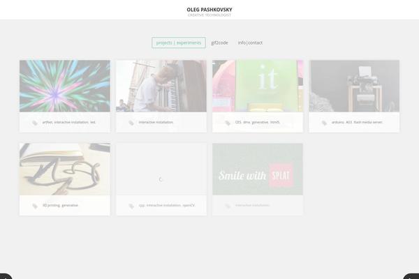 GK Portfolio theme site design template sample