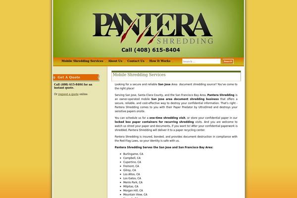 pshredding.com site used Globe