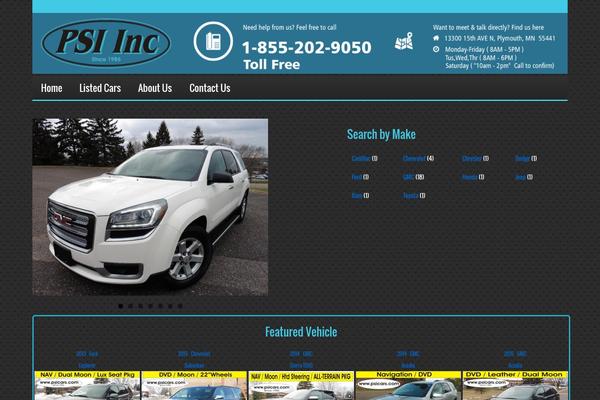 psicars.com site used Responsive-wpcom