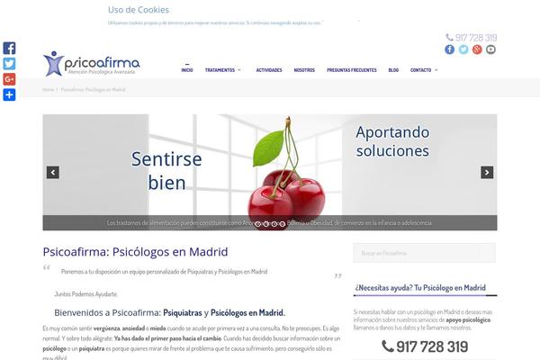 Blogging theme site design template sample