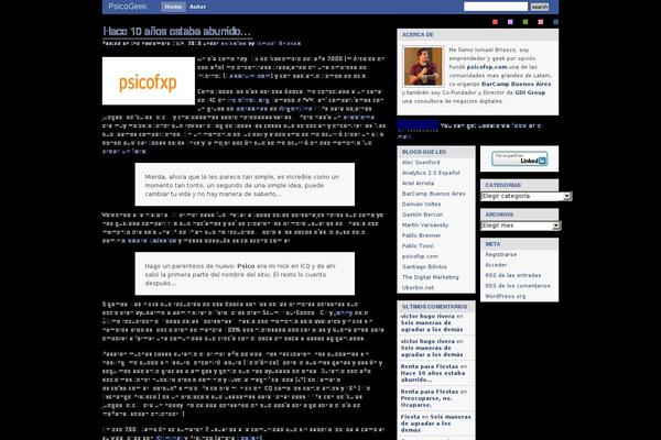 psicogeek.com site used Crybook_new