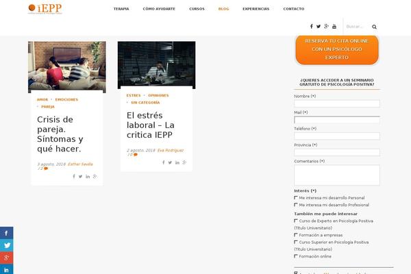 Site using Recent Facebook Posts plugin