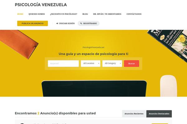Directory theme site design template sample
