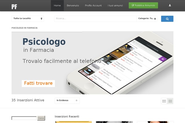 ClassifiedEngine theme site design template sample