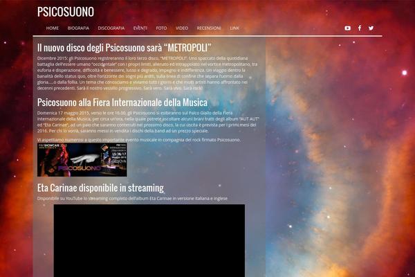psicosuono.com site used Psicotheme
