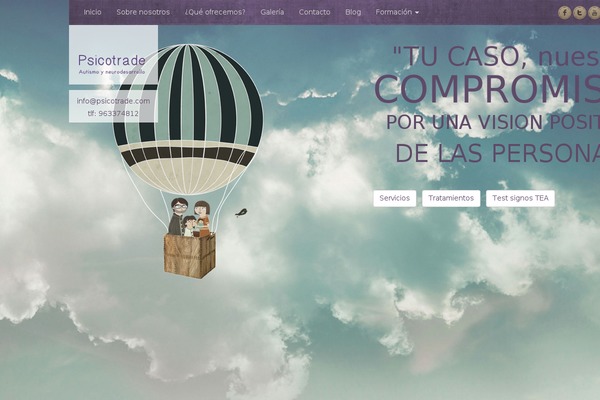 Parallax theme site design template sample