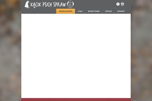 Pet-rescue theme site design template sample