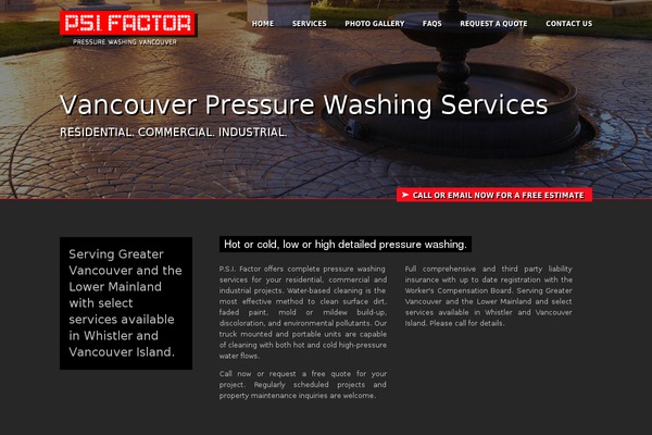 Psi theme site design template sample