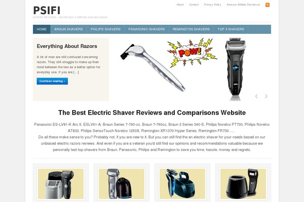 Discovery theme site design template sample