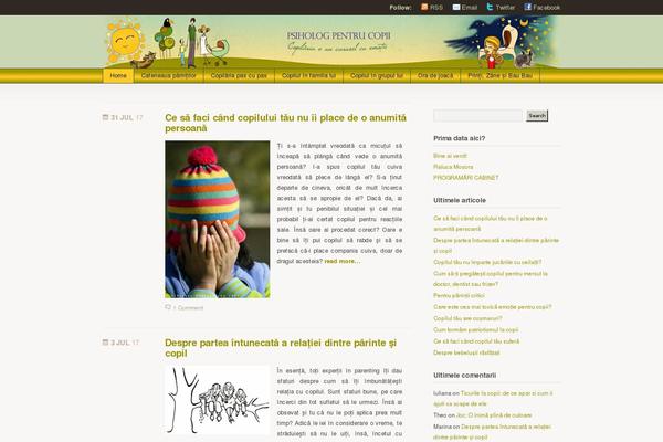 Titan theme site design template sample