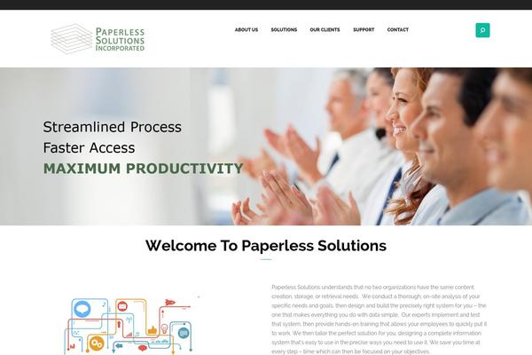 Exist theme site design template sample