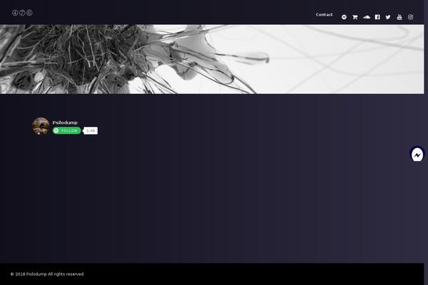 Site using Facebook-messenger plugin