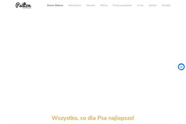 Site using Facebook-messenger plugin