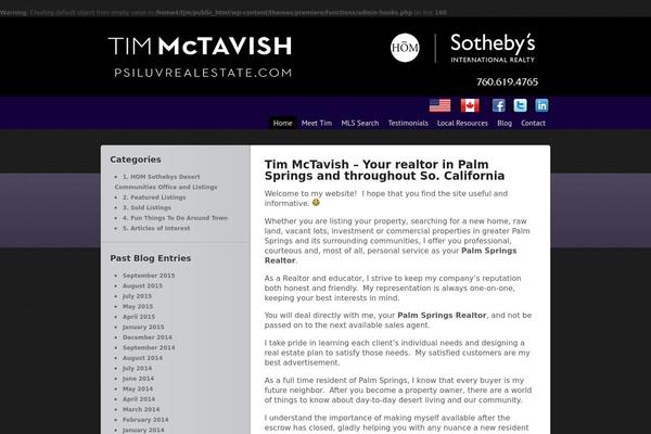 Premiere theme site design template sample