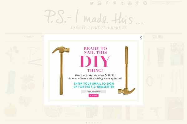 Site using Pinterest RSS Widget plugin