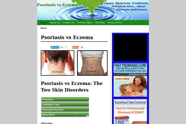 psoriasisvseczema.com site used Dark-mode