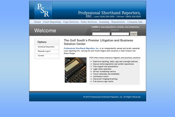 Psr theme site design template sample