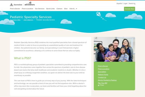 pss4kids.com site used Seton