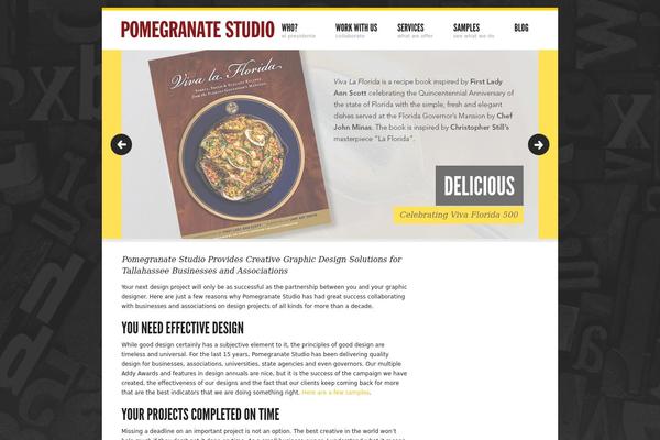 Avantgarde theme site design template sample