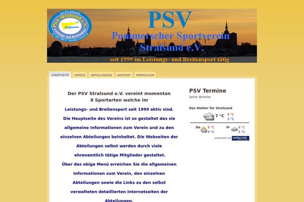 Mainstream theme site design template sample
