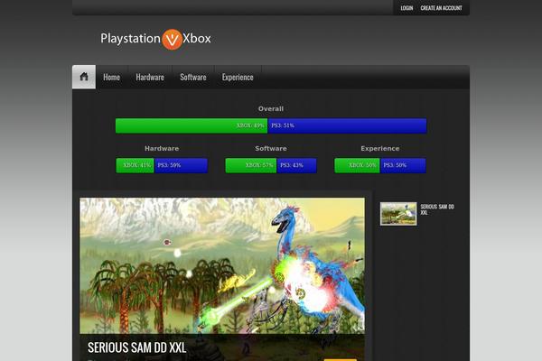 Gamestheme theme site design template sample