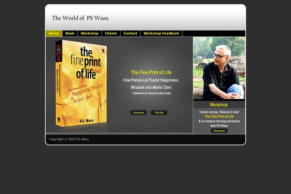 Tech theme site design template sample