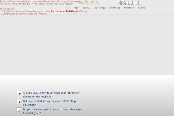 Site using Autoptimize plugin