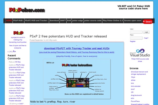 Site using WP Forum Server plugin