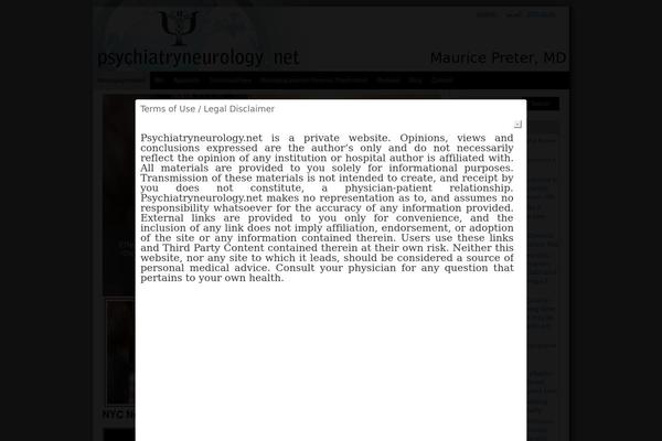Site using Accept Disclaimer Overlayer plugin