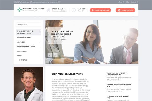 Olsen Light theme site design template sample