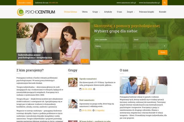 Universo theme site design template sample