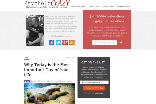 Balance theme site design template sample