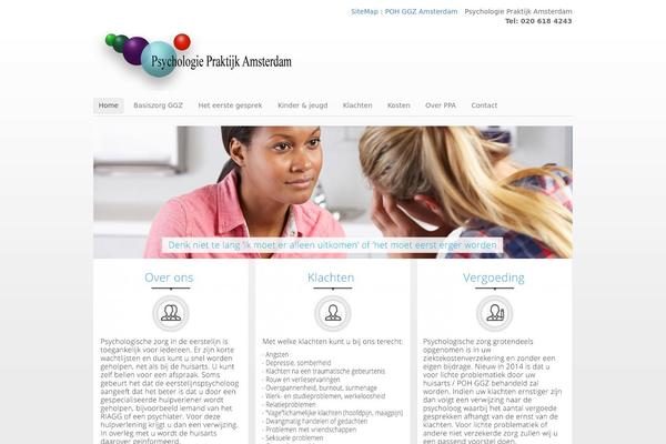 Nano theme site design template sample
