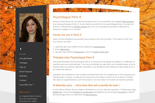 psychologueparis9.com site used RT-Theme 15