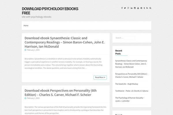 Semplicemente theme site design template sample
