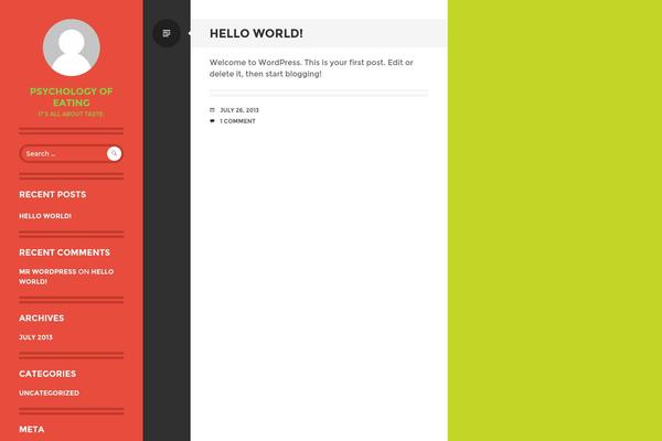 Writr theme site design template sample