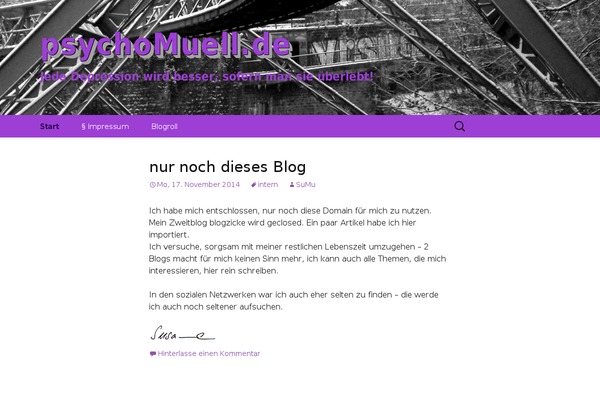 psychomuell.de site used Child-twentysixteen