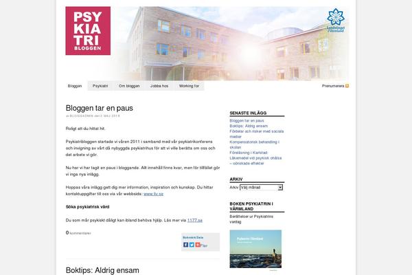 Thesis 1.6 theme site design template sample