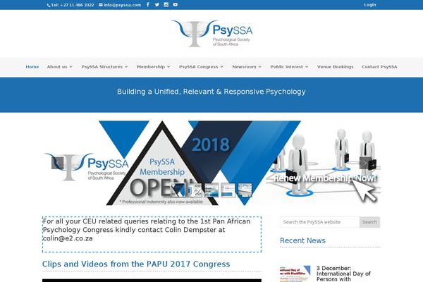 psyssa.com site used Divi-plus-technical-support