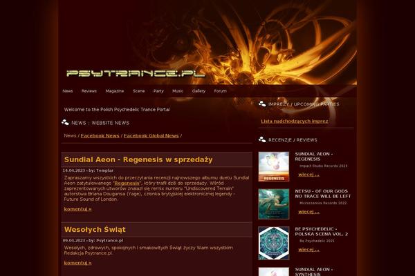 psytrance.pl site used Radiozora.fm