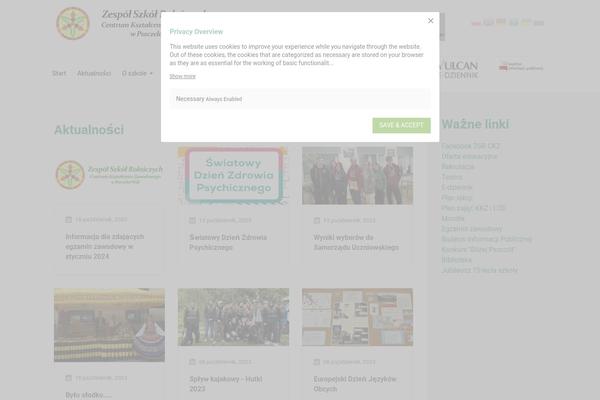 Site using Ed-school-plugin plugin