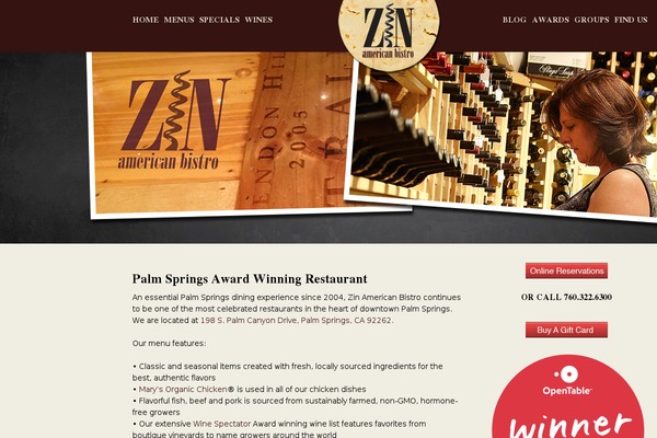 Verona theme site design template sample